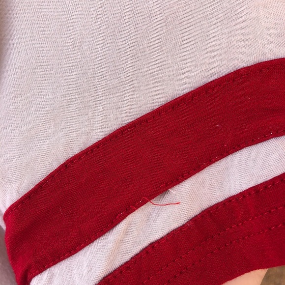 SOLD Judith March Rowdy Varsity Tunic Tee Shirt - Picture 7 of 7